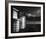 The Clock Worthing B&W-Jo Crowther-Framed Giclee Print