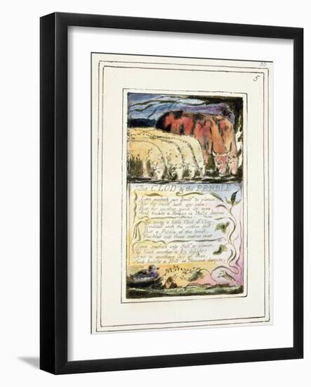 The Clod and the Pebble: Plate 33 from Songs of Innocence and of Experience C.1802-08-William Blake-Framed Giclee Print