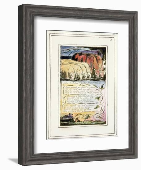 The Clod and the Pebble: Plate 33 from Songs of Innocence and of Experience C.1802-08-William Blake-Framed Giclee Print