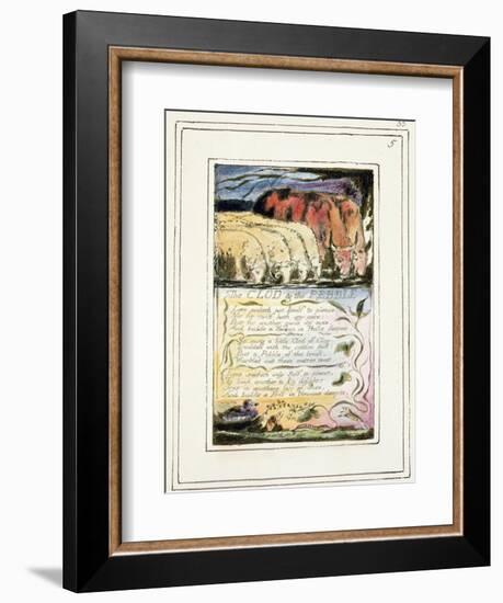 The Clod and the Pebble: Plate 33 from Songs of Innocence and of Experience C.1802-08-William Blake-Framed Giclee Print