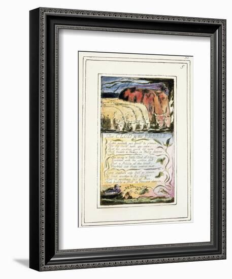 The Clod and the Pebble: Plate 33 from Songs of Innocence and of Experience C.1802-08-William Blake-Framed Giclee Print