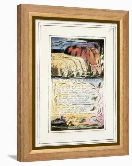 The Clod and the Pebble: Plate 33 from Songs of Innocence and of Experience C.1802-08-William Blake-Framed Premier Image Canvas