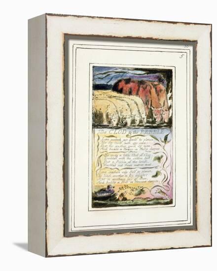 The Clod and the Pebble: Plate 33 from Songs of Innocence and of Experience C.1802-08-William Blake-Framed Premier Image Canvas