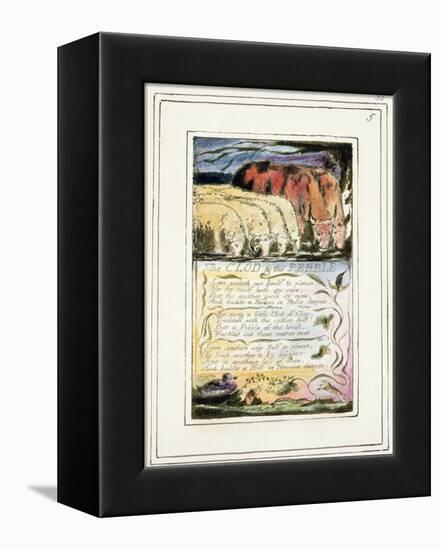 The Clod and the Pebble: Plate 33 from Songs of Innocence and of Experience C.1802-08-William Blake-Framed Premier Image Canvas