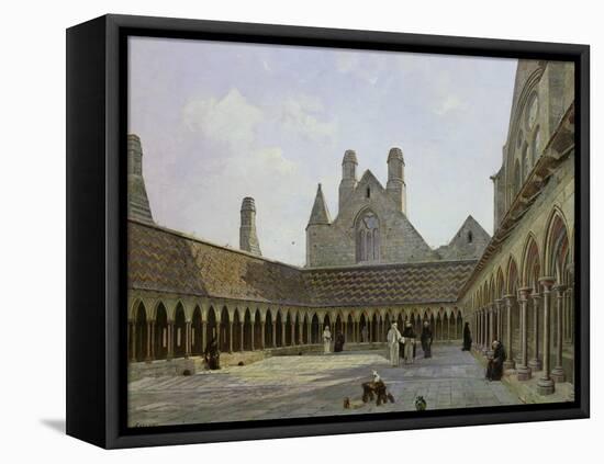 The Cloister of Mont Saint-Michel-Emmanuel Lansyer-Framed Premier Image Canvas