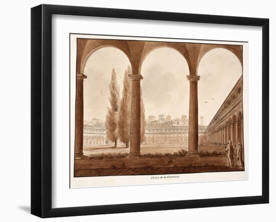 The Cloister of the Charterhouse, 1833-Agostino Tofanelli-Framed Giclee Print