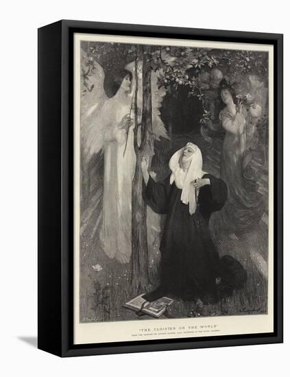 The Cloister or the World-Arthur Hacker-Framed Premier Image Canvas