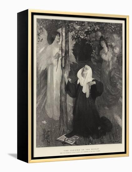 The Cloister or the World-Arthur Hacker-Framed Premier Image Canvas