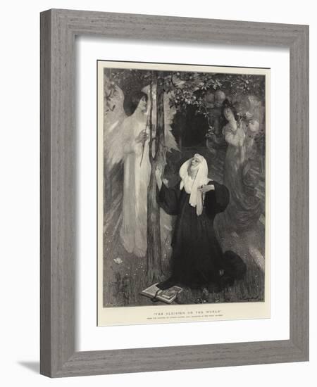 The Cloister or the World-Arthur Hacker-Framed Giclee Print