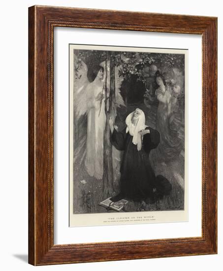 The Cloister or the World-Arthur Hacker-Framed Giclee Print