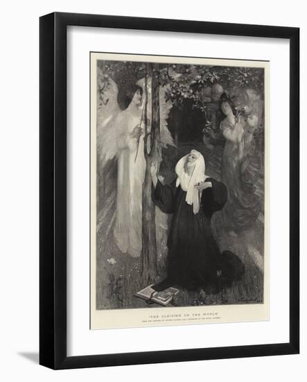 The Cloister or the World-Arthur Hacker-Framed Giclee Print