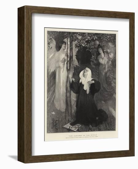 The Cloister or the World-Arthur Hacker-Framed Giclee Print