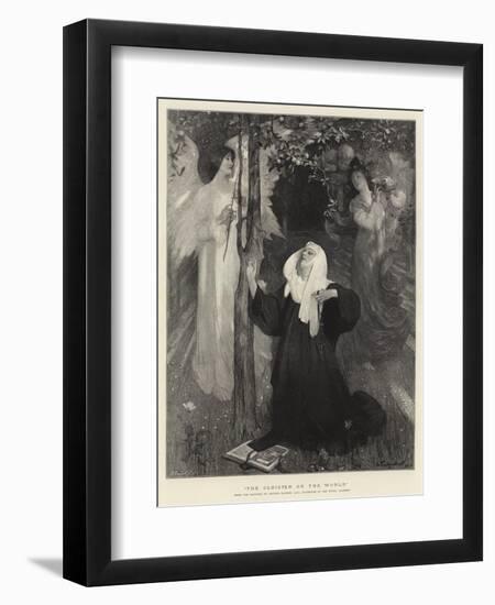 The Cloister or the World-Arthur Hacker-Framed Giclee Print