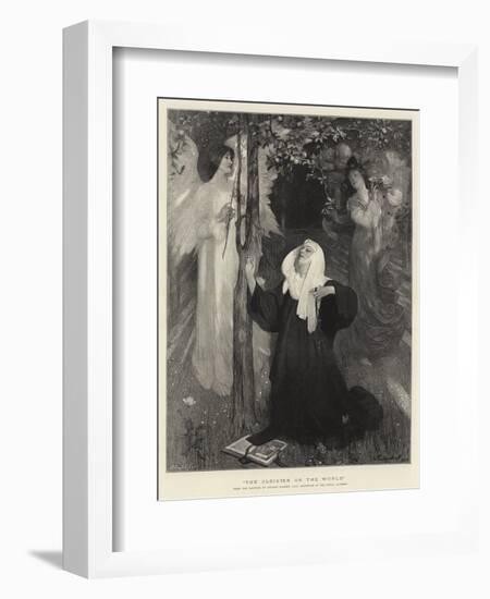 The Cloister or the World-Arthur Hacker-Framed Giclee Print