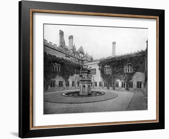 The Cloisters, Newstead Abbey, Nottinghamshire, 1924-1926-Valentine & Sons-Framed Giclee Print