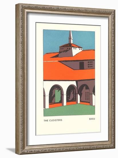 The Cloisters, SDSU, San Diego, California-null-Framed Art Print