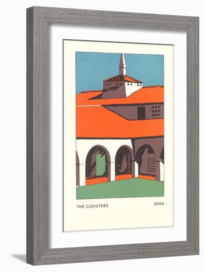 The Cloisters, SDSU, San Diego, California-null-Framed Art Print