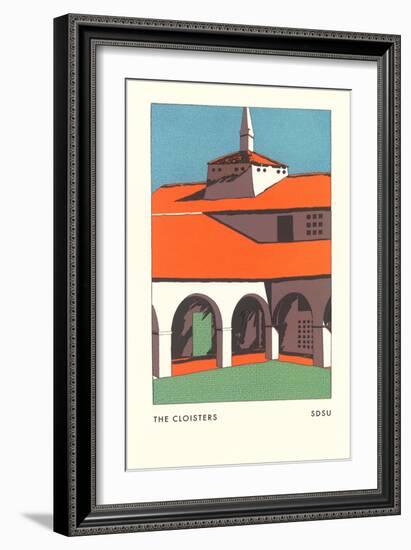 The Cloisters, SDSU, San Diego, California-null-Framed Art Print