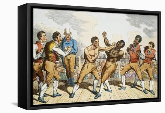 The Close of the Battle or the Champion Triumphant-Stapleton Collection-Framed Premier Image Canvas