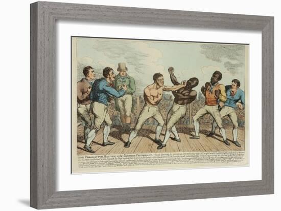 The Close of the Battle Triumphant-George Cruikshank-Framed Giclee Print