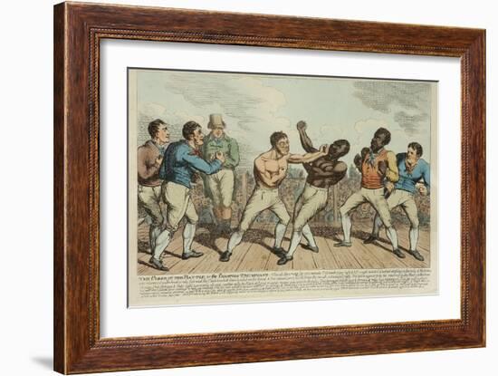 The Close of the Battle Triumphant-George Cruikshank-Framed Giclee Print