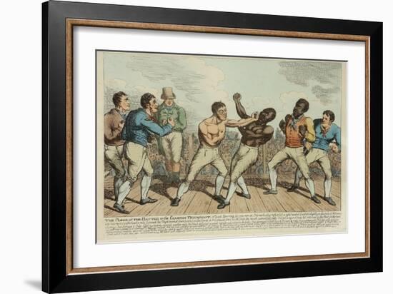 The Close of the Battle Triumphant-George Cruikshank-Framed Giclee Print