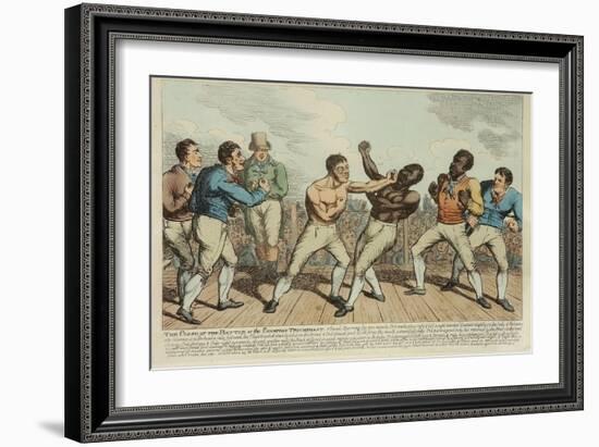 The Close of the Battle Triumphant-George Cruikshank-Framed Giclee Print