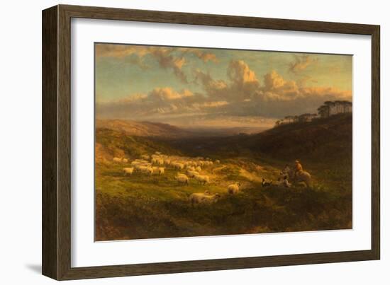 The Closing Day, Scene in Sussex, 1872-George Vicat Cole-Framed Giclee Print