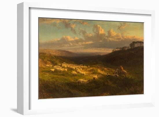 The Closing Day, Scene in Sussex, 1872-George Vicat Cole-Framed Giclee Print