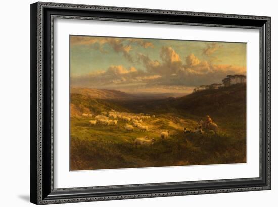 The Closing Day, Scene in Sussex, 1872-George Vicat Cole-Framed Giclee Print