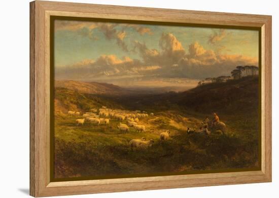 The Closing Day, Scene in Sussex, 1872-George Vicat Cole-Framed Premier Image Canvas