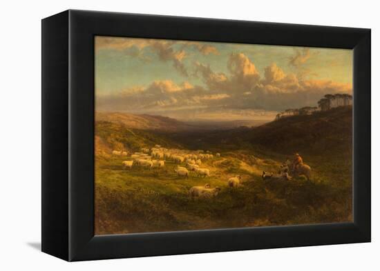 The Closing Day, Scene in Sussex, 1872-George Vicat Cole-Framed Premier Image Canvas