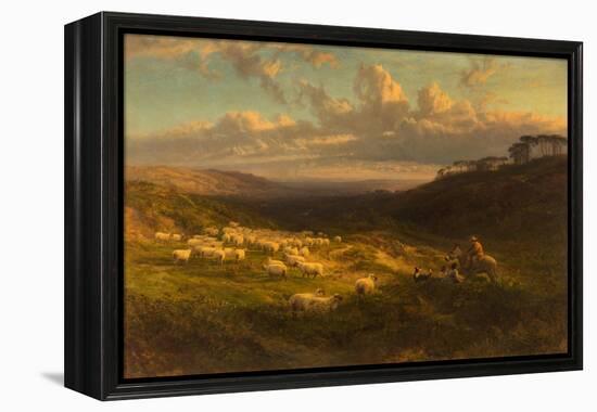 The Closing Day, Scene in Sussex, 1872-George Vicat Cole-Framed Premier Image Canvas