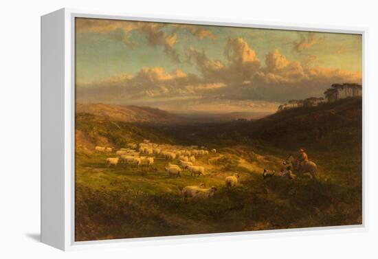 The Closing Day, Scene in Sussex, 1872-George Vicat Cole-Framed Premier Image Canvas