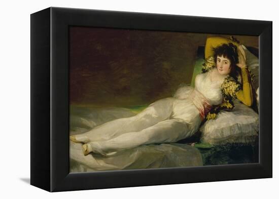 The Clothed Maja, 1800-07-Francisco de Goya-Framed Premier Image Canvas