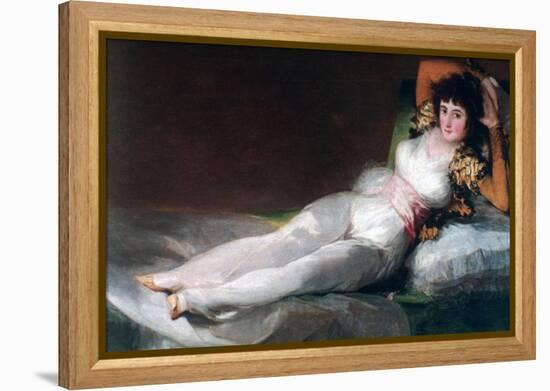 The Clothed Maja, C1800-Francisco de Goya-Framed Premier Image Canvas