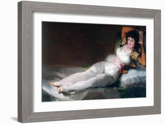 The Clothed Maja, C1800-Francisco de Goya-Framed Giclee Print