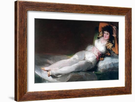 The Clothed Maja, C1800-Francisco de Goya-Framed Giclee Print