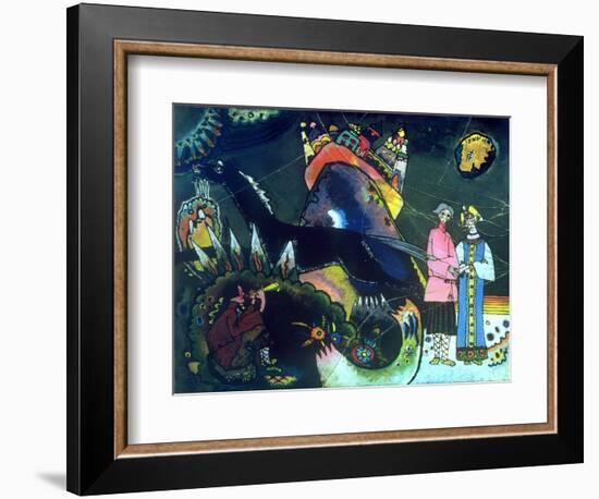 The Cloud of Gold, 1918-Wassily Kandinsky-Framed Giclee Print