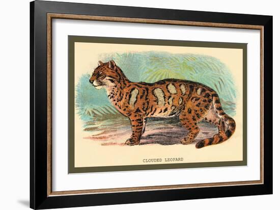 The Clouded Leopard-Sir William Jardine-Framed Art Print