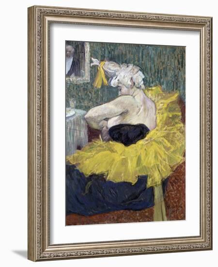 The Clown Cha-U-Kao-Henri de Toulouse-Lautrec-Framed Giclee Print