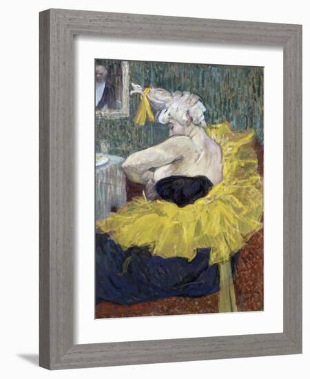 The Clown Cha-U-Kao-Henri de Toulouse-Lautrec-Framed Giclee Print