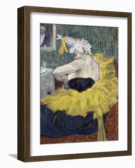 The Clown Cha-U-Kao-Henri de Toulouse-Lautrec-Framed Giclee Print