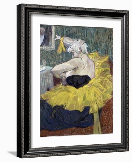 The Clown Cha-U-Kao-Henri de Toulouse-Lautrec-Framed Giclee Print