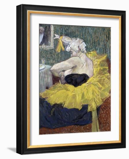 The Clown Cha-U-Kao-Henri de Toulouse-Lautrec-Framed Giclee Print