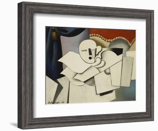 The Clown; Le Pierrot, 1922-Roger de La Fresnaye-Framed Giclee Print