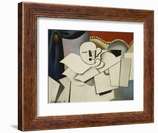 The Clown; Le Pierrot, 1922-Roger de La Fresnaye-Framed Giclee Print