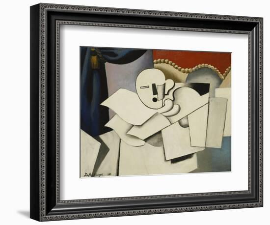 The Clown; Le Pierrot, 1922-Roger de La Fresnaye-Framed Giclee Print