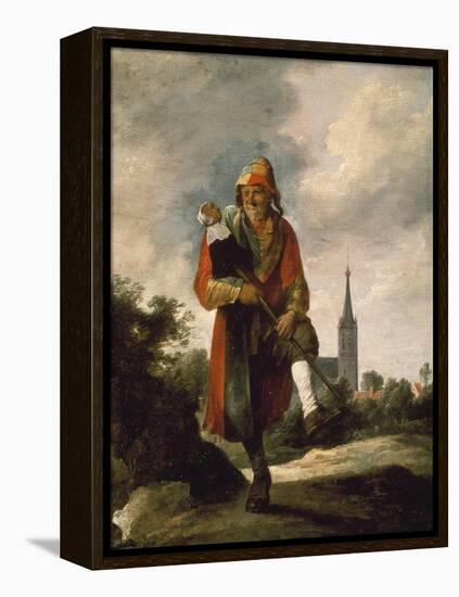 The Clown-David Teniers the Younger-Framed Premier Image Canvas