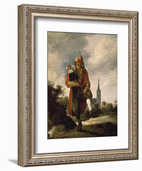 The Clown-David Teniers the Younger-Framed Giclee Print